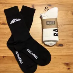 DSQUARED2 & BAIT メンズ　高級ソックスセット　未使用品