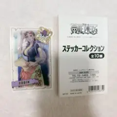 ONEPIECE 麦わらストア ロビン ステッカーコレクション
