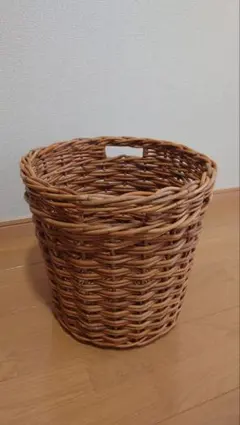 ラタン素材バスケット　直径34cm（7〜8号鉢対応 ）
