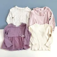 グレー 長袖Tシャツ　まとめ売り　80　90