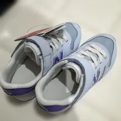 New Balance 373 スニーカー 17.0cm ライトグレー/パープル