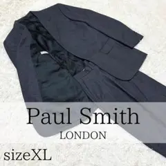 希少XL 大きい ポールスミス ロンドン スーツ セットアップ ウール 日本製