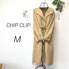 9305-1 CHIP CLIP ロングジャケット M 無地 アウター