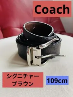 COACH ベルト ブラウンのサムネイル