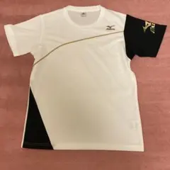 Mizuno ホワイト ブラック Tシャツ Lサイズ