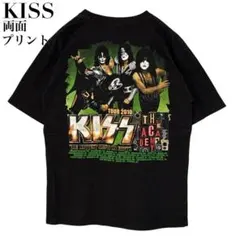 KISS キッス バンドTシャツ バンT 黒 M 両面ビッグプリント 90s