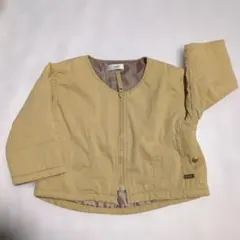 r46 n.o.u.s. ノウズ ジップアップジャケット 80cm ベージュ
