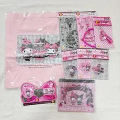 Happyくじ サンリオ マイメロ クロミ 9点セット