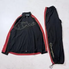 希少 80s コンバース ジャージ セットアップ M 黒×赤 レトロ ゼット製 希少 80s コンバース ジャージ セットアップ M 黒×赤 レトロ ゼット製
