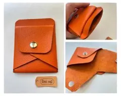 本革　お札、カード、小銭入れ　Rara’s craft オリジナル