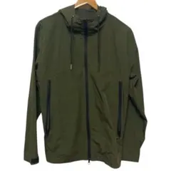 【MEN'S MELROSE】マウンテンパーカー カーキ ジップアップ 撥水薄手