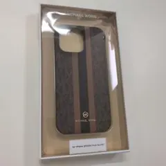 MICHAEL KORS iPhone 14 Pro Max ケース Brown