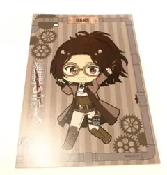 ハンジ ポストカード 進撃の巨人 スチームパンク プリンセスカフェ 購入特典