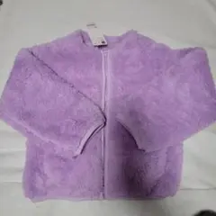 GU フリースジャケット 110cm パープル　新品未使用