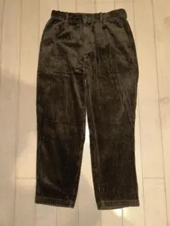 GU コーデュロイパンツ S ダークブラウン