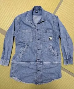 Mサイズgu undercoverコラボ チュニックシャツ ブルー