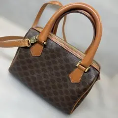 レア商品　希少 CELINE セリーヌ　マカダム柄　ミニボストンのサムネイル