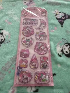 マイメロディ サンリオ ウォーターシール 水シール キーホルダー