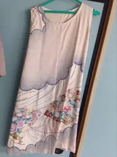 ★総絞り振袖　リメイクワンピース★