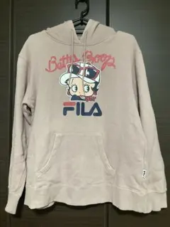 FILA Betty Boop パーカー ピンクM