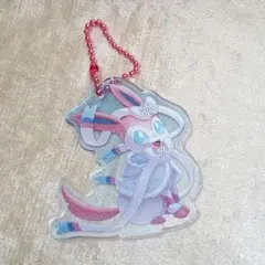 ポケカ中国 カード用 キーホルダー ニンフィア モンスターボールミラー
