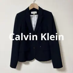 Calvin Klein ネイビー テーラードジャケット