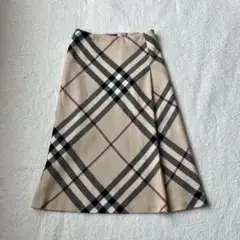 美品⭐️バーバリー ロンドン　プリーツスカート　ノバチェック　ベージュ　40 楽天市場】BURBERRY LONDON バーバリーロンドン プリーツ