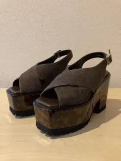 MURUA クロスホールドサンダル ブラウン 新品 未使用