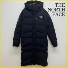 《良品》ザノースフェイス ロングダウンジャケット メンズ 黒 90 (S)