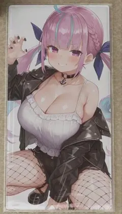 湊あくあ プレイマット マウスパッド