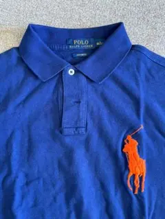 Polo Ralph Lauren ブルー ビッグポニー ポロシャツ L