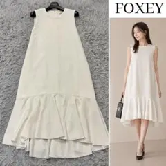 極美品 定価5.9万 セオリー シルク100% マキシ丈ワンピース 白 M相当 