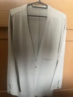 HARE トロミノーカラージャケット　ベージュ