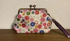 minne ミンネ　ハンドメイド　がま口ポーチ