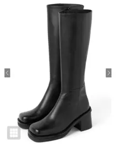 【新品】GRL スクエアトゥロングブーツ[zr720]