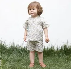 新品同様品‼︎プティマイン 恐竜柄 甚平 80サイズ petit main