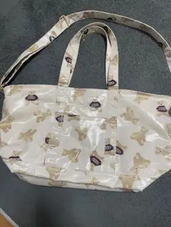 ジェラートピケ　クマ柄トートバッグ　マザーズバッグ