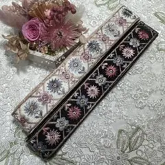 新入荷♡インド刺繍リボン各1.5m合計3メートル