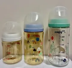 ピジョン哺乳瓶3本セット(1本160ml・2本240ml(うち1本ガラス製))