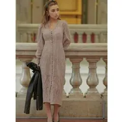 エイミーイストワール 2wayレースワンピース ピンク F