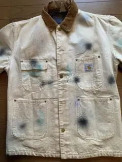 【100周年モデル】80s カーハート：ミシガンチョアコート（落書き＆フェード）