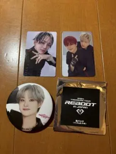 TREASURE REBOOT ヒョンソク　ジフン　ハルトトレカ 缶バッジ