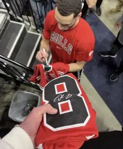 【真正証明書付】直筆サインユニフォーム　ザック・ラビーン　2023/11/6