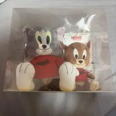 トムとジェリー展　天使ジェリー　悪魔トム　マスコット　ぬいぐるみ　お顔厳選 トムとジェリー展 悪魔ジェリー 天使ジェリー 悪魔トム マスコット