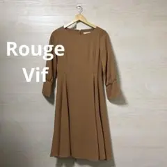 Rouge Vif★長袖 シンプル 袖スリット ワンピース ドレス アバハウスのサムネイル