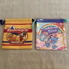 ミッキーマウス　巾着袋2セット