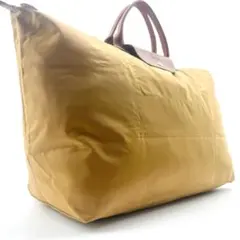LONGCHAMP　ルプリアージュ　ボストンバック　ナイロン　ロゴ刻印　キャメルのサムネイル