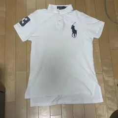 90s Polo by Ralph Lauren ホワイト ポロシャツ Mサイズ