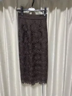 N. Natural Beauty Basic ケミカルレースロングスカート