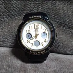 Baby-G 腕時計 ブラック/ホワイト　BGA-151EF-1BJF